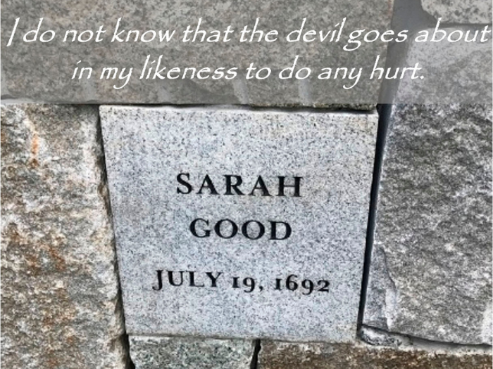 Sarah Good: Wenham in the Witch Trials - Wenham Museum